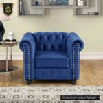 Blue sofa