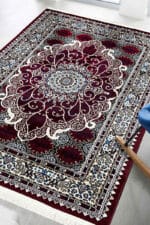 maroon rug