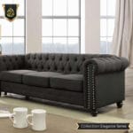 black sofa
