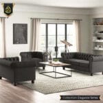 dark gray sofa