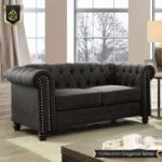 black sofa