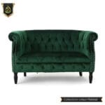green sofa