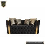 black sofa