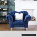 Blue sofa
