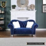 Blue sofa