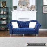Blue sofa