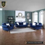 Blue sofa