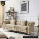 beige sofa