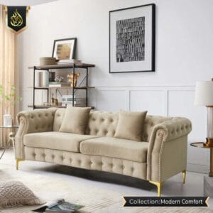 beige sofa