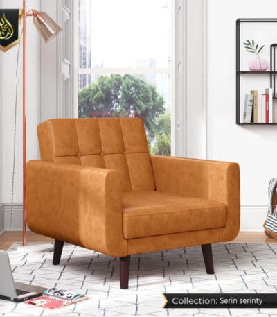 Leather armchair