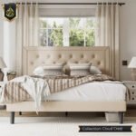 Beige bed