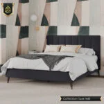 black bed