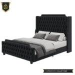 Wing back bed