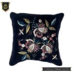 Embroidered cushion