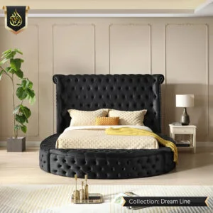 Round Double bed