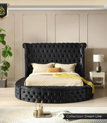 Round Double bed