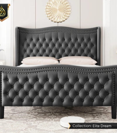 wing back bed