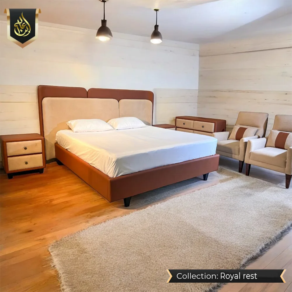 Leather bed