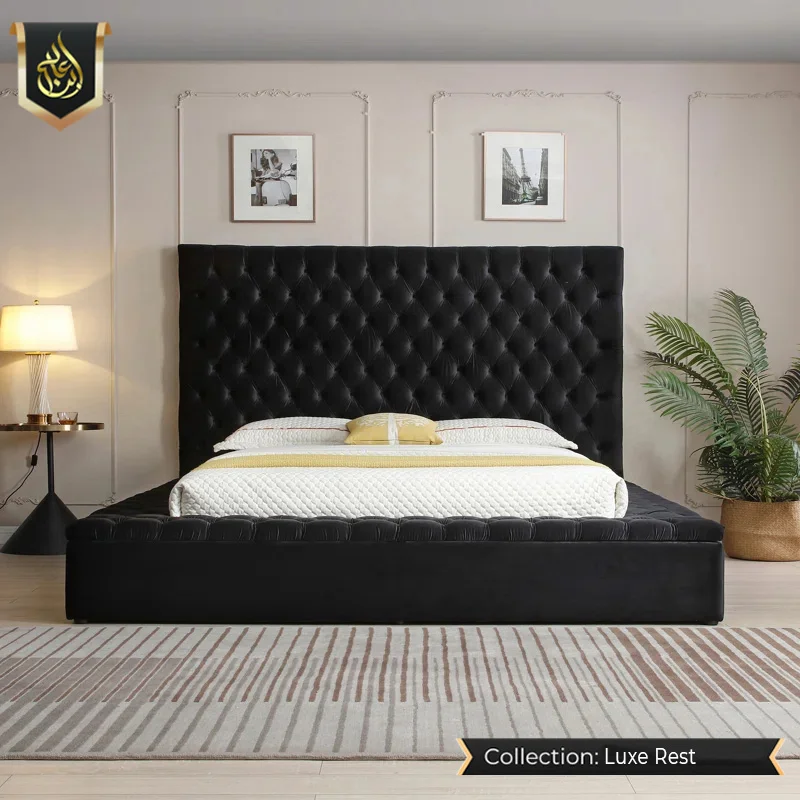 Black Double bed