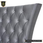 gray bed