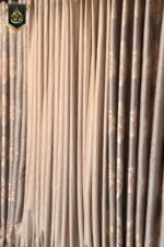 golden curtains