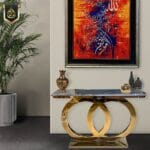 console table with marble top