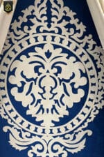 Velvet Glide Blue Curtains - Image 4